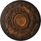 Ekena Millwork Oslo Ceiling Medallion (Fits Canopies up to 10 1/2"), Hand-Painted Rust, 28 1/8"OD x 1 3/4"P CM28OSRUS - alternate 1